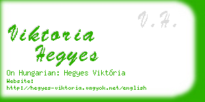 viktoria hegyes business card